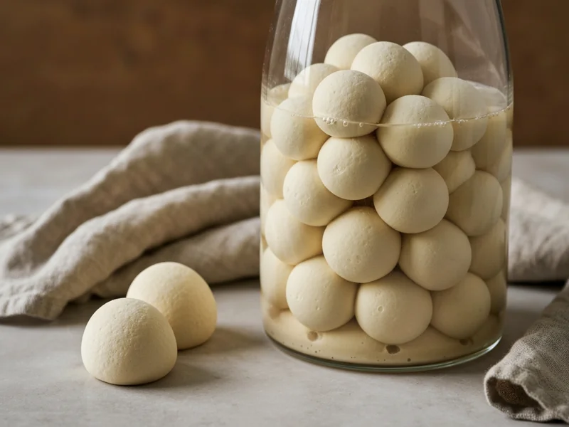 gros plan de choux en train de fermenter dans un bocal en verre, bulles visibles dans la saumure, lumière naturelle douc…