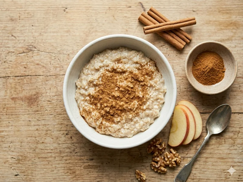Porridge au miel et cannelle pour un usage pratique au quotidien