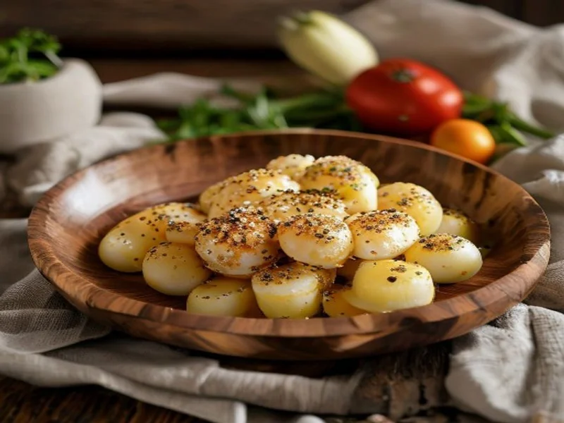 Cuillère en bois remplie de paillettes de levure de bière au-dessus d’une assiette de légumes vapeur, scène de cuisine quotidienne, lumière du jour, ambiance chaleureuse et réaliste